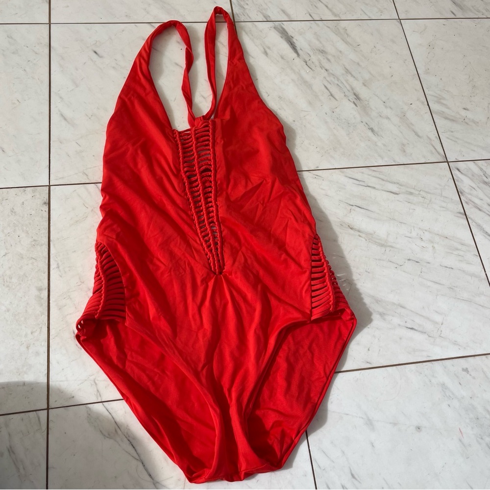 Becca No Strings Attached Red One Piece